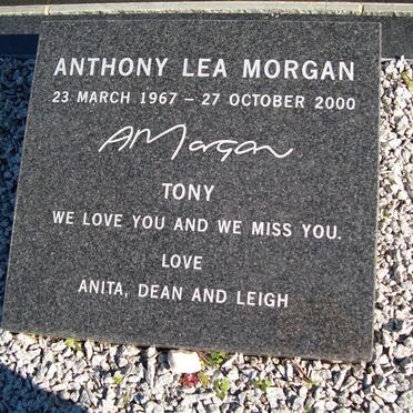 MORGAN Anthony Lea 1967-2000