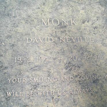 MONK David Neville 1947-1984
