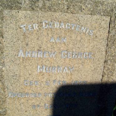 MURRAY Andrew George 1872-1935