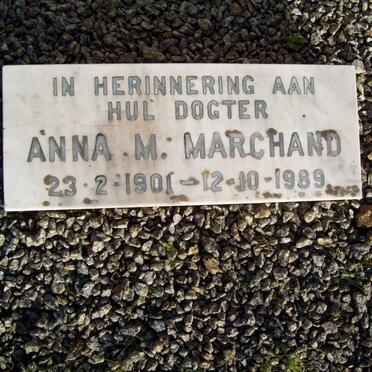 MARCHAND Anna M. 1901-1989