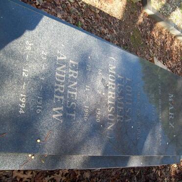 MARX Ernest Andrew 1916-1994 &amp; Louisa Fismer MORRISON 1920-1986