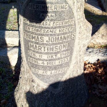 MARTINSON Thomas Johannes 1910-1953