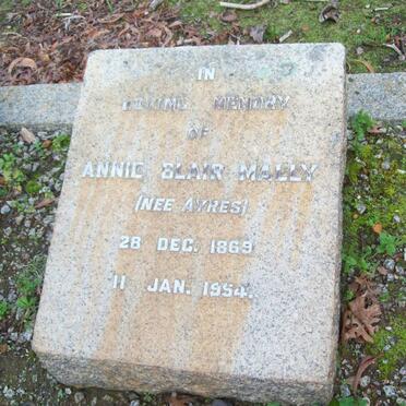 MALLY Annie Blair nee AYRES 1869-1954