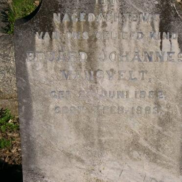 MANSVELT Eduard Johannes 1882-1883