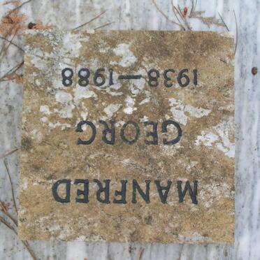 MANFRED Georg 1938-1988