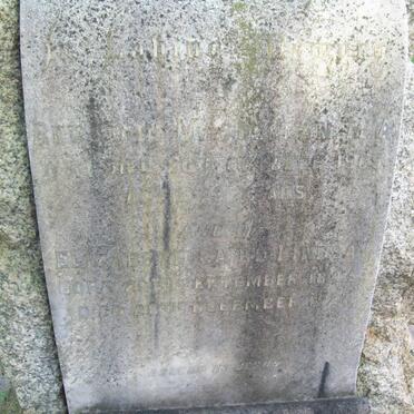 Mac MILLAN John -1909 &amp; Elizabeth Caird Lindsay 1845-1927