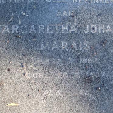 MARAIS Margaretha Johanna 1889-1937