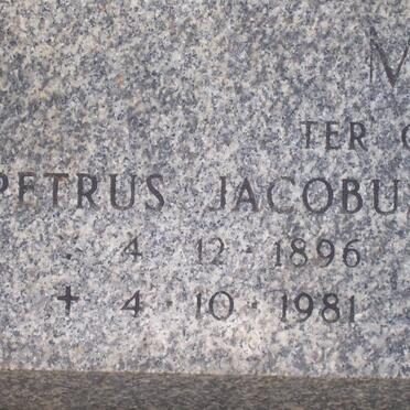 MARAIS Petrus Jacobus 1896-1981 &amp; S.G.C. BELLING 1896-1993