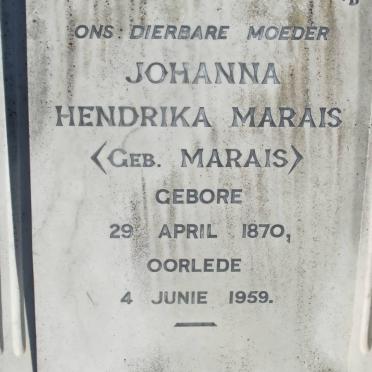 MARAIS familie