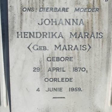 MARAIS familie