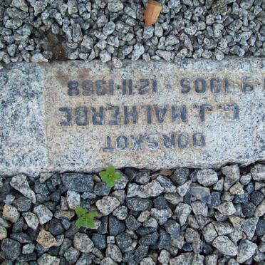 MALHERBE G.J. 1905-1968