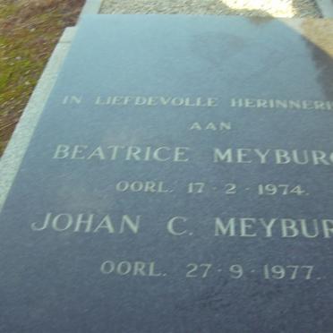 MEYBURGH Johan -1977 &amp; Beatrice -1974