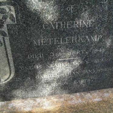 METELERKAMP Catherine -1949