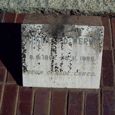MERWE Kittie, v.d. 1892-1956
