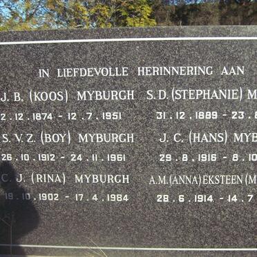 MYBURGH :: EKSTEEN