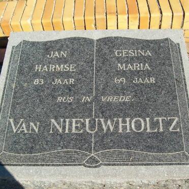 NIEUWHOLTZ Jan Harmse, van &amp; Gesina Maria