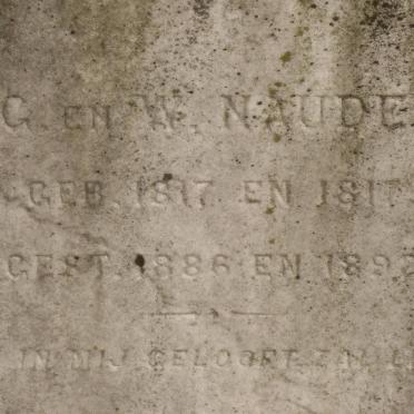 NAUDE G. 1817-1886 &amp; W. 1817-1892