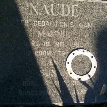 NAUDE Maynie -1962 &amp; Susan -1967