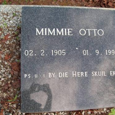 OTTO Mimmie 1905-1999