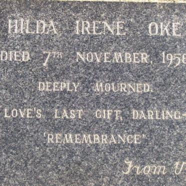 OKE Hilda Irene -1958