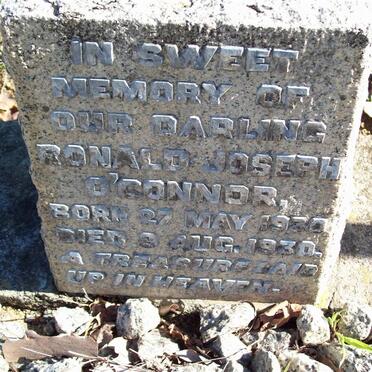 O'CONNOR Ronald Joseph 1930-1930