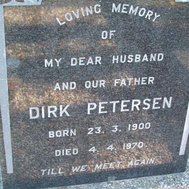 PETERSEN Dirk 1900-1970
