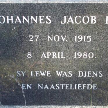 PIEK Johannes Jacob 1915-1980