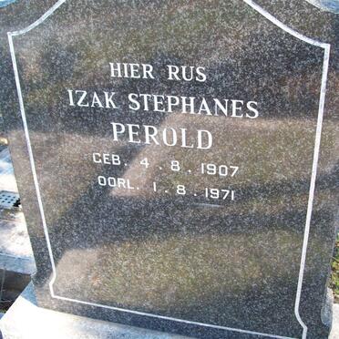 PEROLD Izak Stephanus 1907-1971