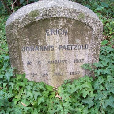 PAETZOLD Erich Johannis 1902-1957