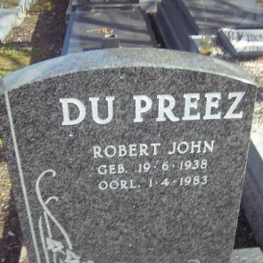 PREEZ Robert John, du 1938-1983
