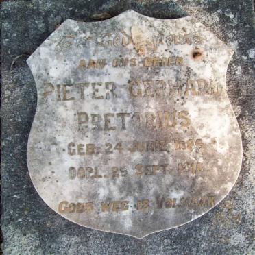 PRETORIUS Pieter Gerhard 1885-1916