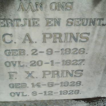 PRINS C.A. 1923-1927 :: PRINS F.X. 1928-1928