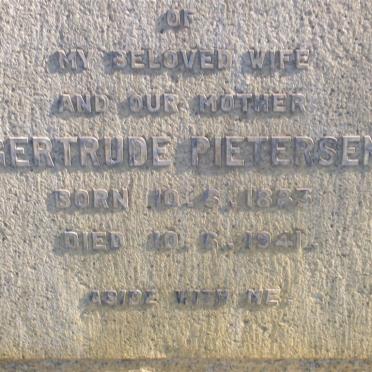 PIETERSEN Gertrude 1883-1941