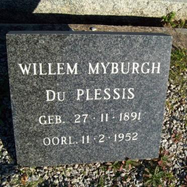 PLESSIS Willem Myburgh, du 1891-1952