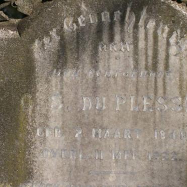 PLESSIS G.S., du 1948-1922 &amp; A.J. LOUW 1856-1934