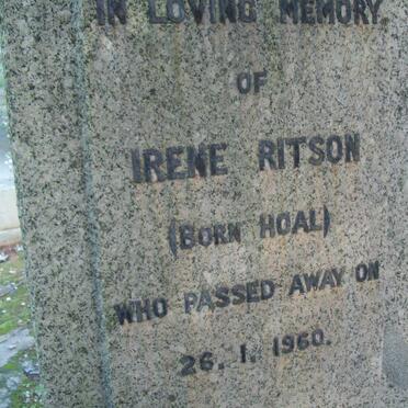 RITSON Irene nee HOAL -1960