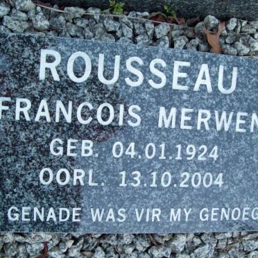 ROUSSEAU Francois Merwen 1924-2004