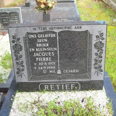RETIEF Jaques Pierre 1971-1988