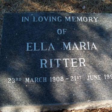 RITTER Ella Maria 1908-1993
