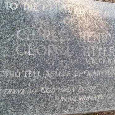 RITTER Charles Henry George -1947