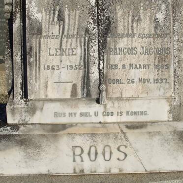 ROOS Francois Jacobus 1865-1937 &amp; Lenie 1863-1952