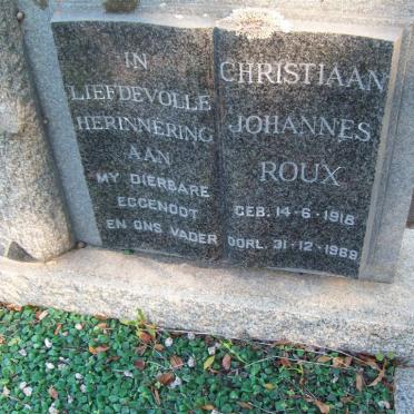 ROUX Christiaan Johannes 1918-1969