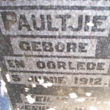 ROUX Paultjie -1912