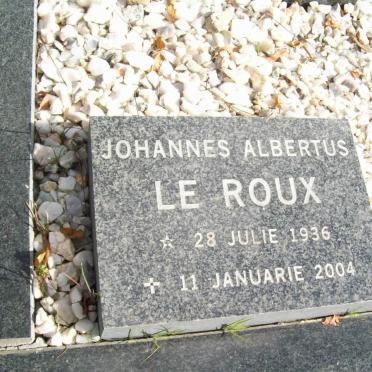 ROUX Johannes Albertus, le 1936-2004