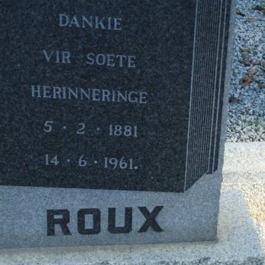 ROUX ? 1881-1961