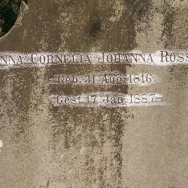 ROSSOUW Anna Cornelia Johanna 1816-1887