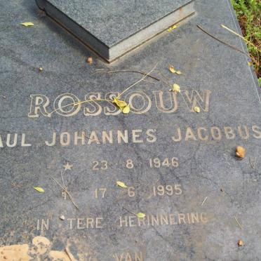 ROSSOUW Paul Johannes Jacobus 1946-1995