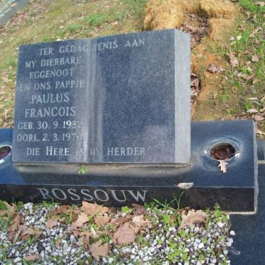 ROSSOUW Paulus Francois 1932-1976