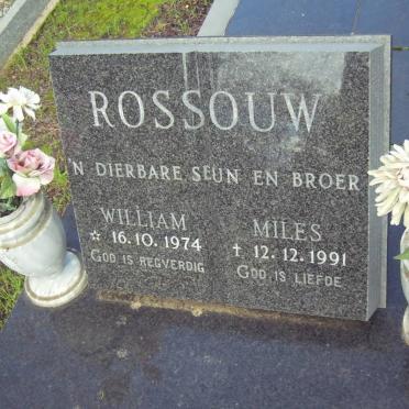 ROSSOUW William Miles 1974-1991