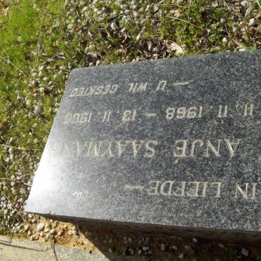 SAAYMAN Anjé 1968-1968